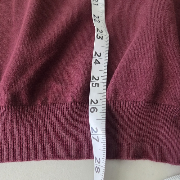 NWT Club Room Lightweight Red Plum Classic Fit Cotton Vest - Picture 6 of 6